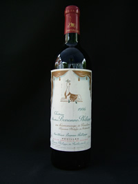 Chateau Mouton Baronne Philippe Rothschild, Red Wine , 1986